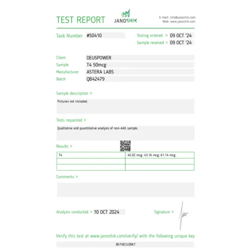 Levothyroxine Sodium (T4)