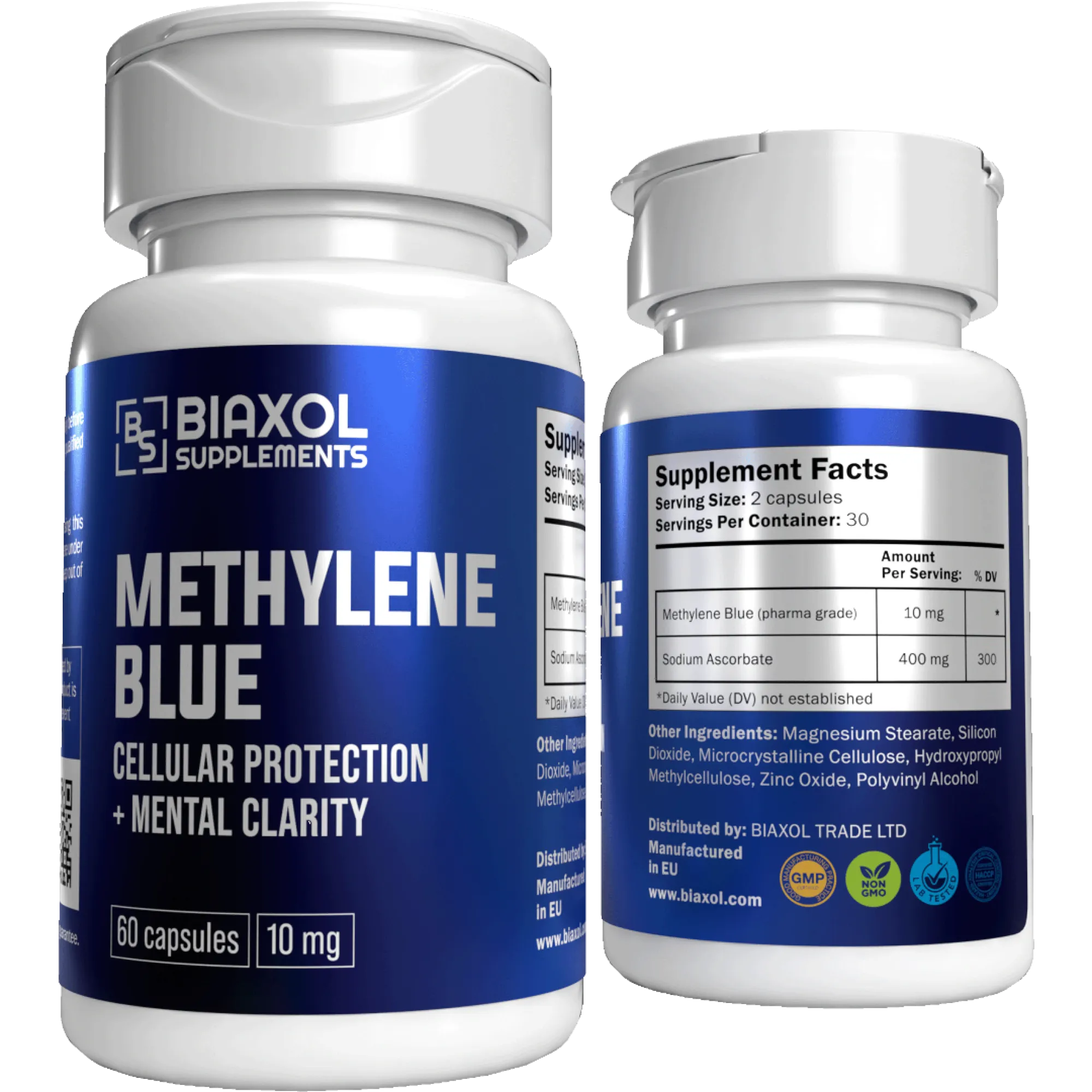 Methylene Blue Capsule, Protezione Cellulare e Chiarezza Mentale, Acquista Online - www.deuspower.to