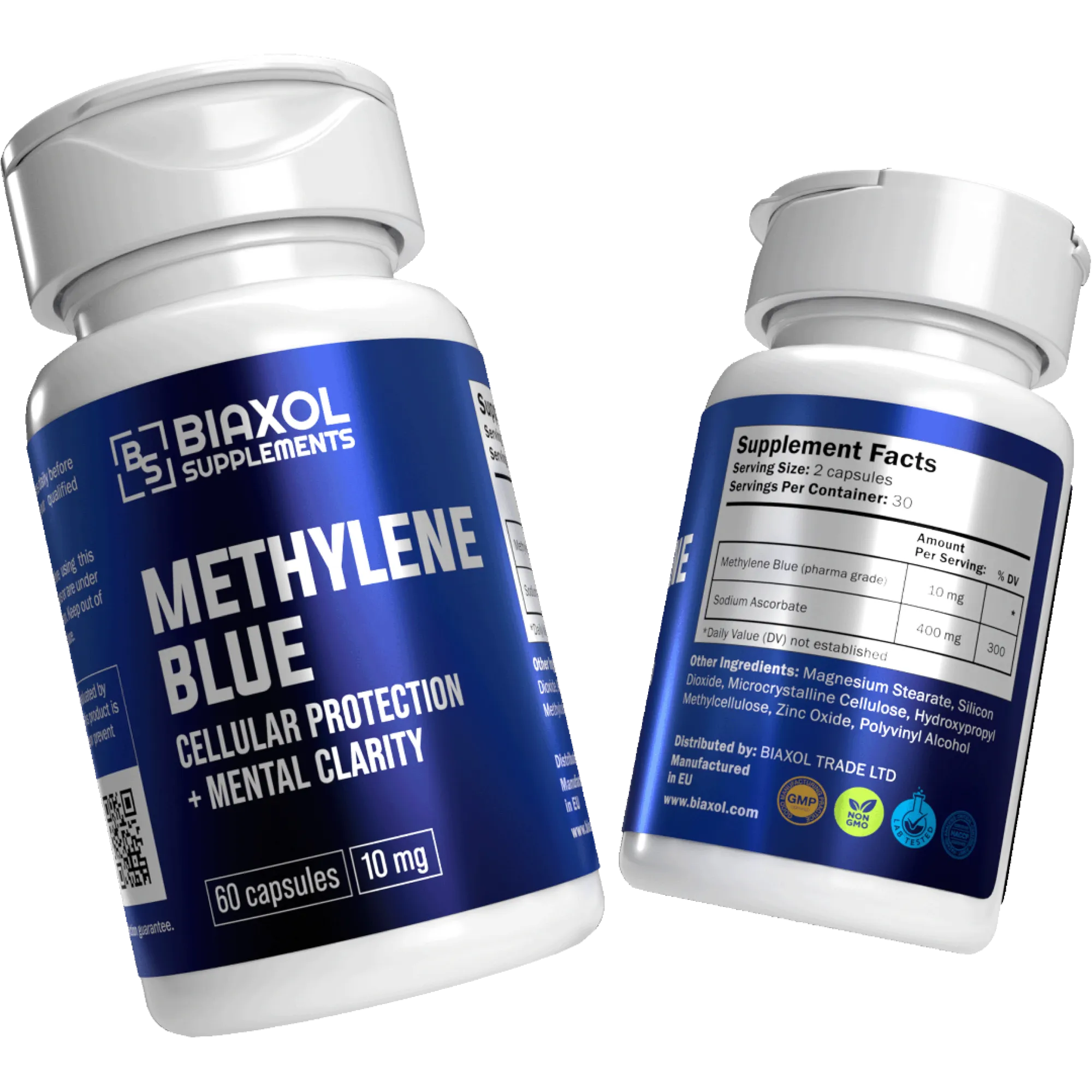 Methylene Blue Capsule, Protezione Cellulare e Chiarezza Mentale, Acquista Online - www.deuspower.to