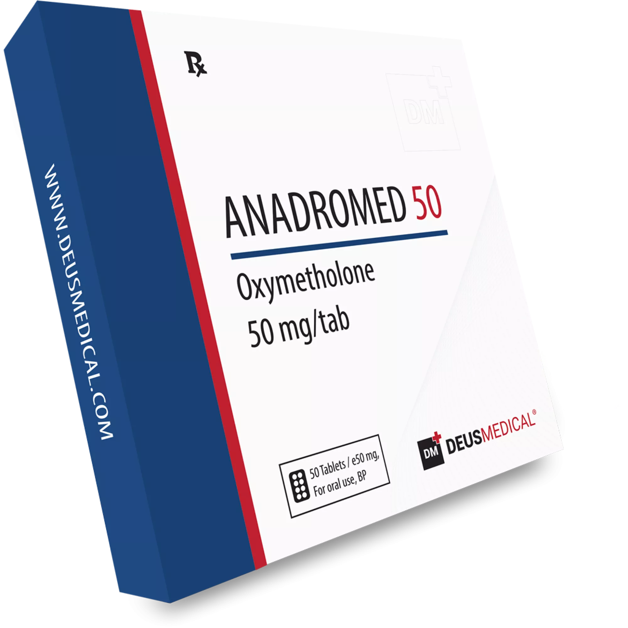 ANADROMED 50 (Oxymetholone), Deus Medical, Buy Steroids Online - www.deuspower.shop