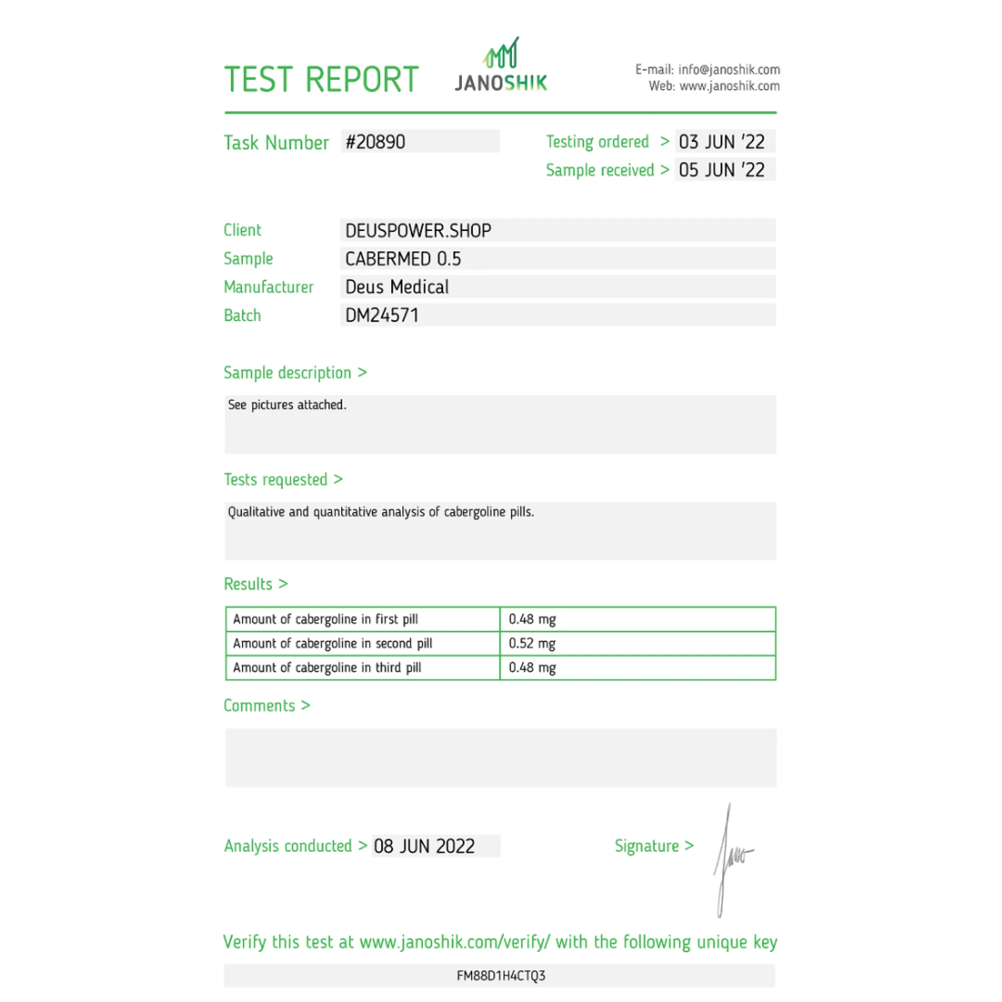 CABERMED 0.5 (Cabergolin), Deus Medical, Kaufen Sie Steroide Online - www.deuspower.shop