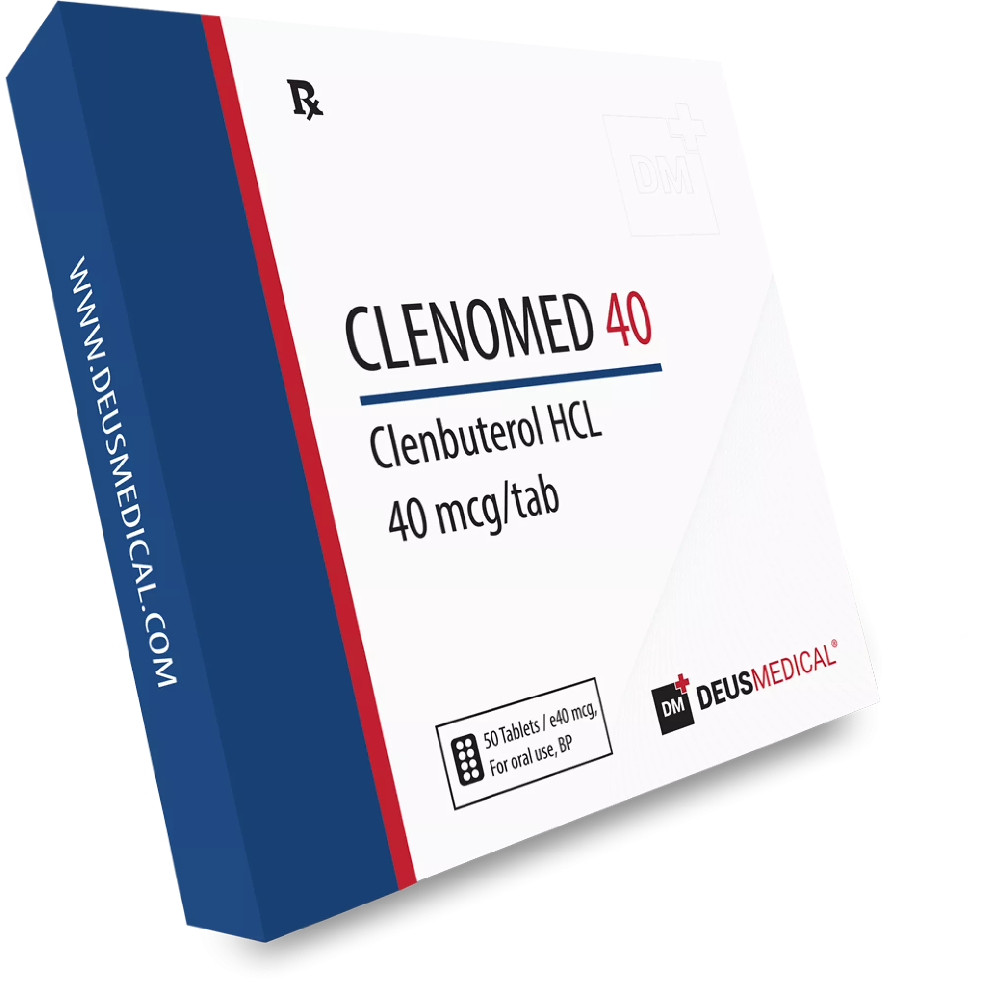 CLENOMED 40 (Clenbuterol), Deus Medical, Kaufen Sie Steroide Online - www.deuspower.shop