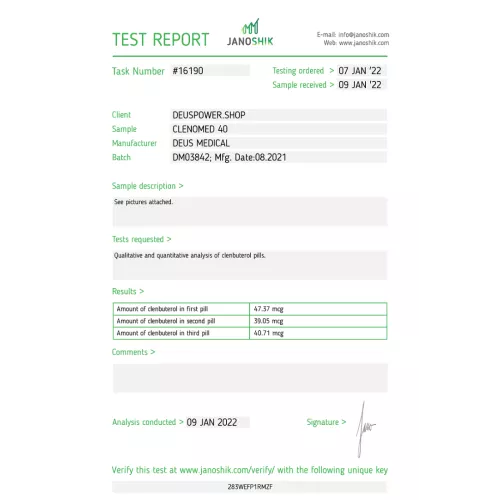 CLENOMED 40 (Clenbuterol)