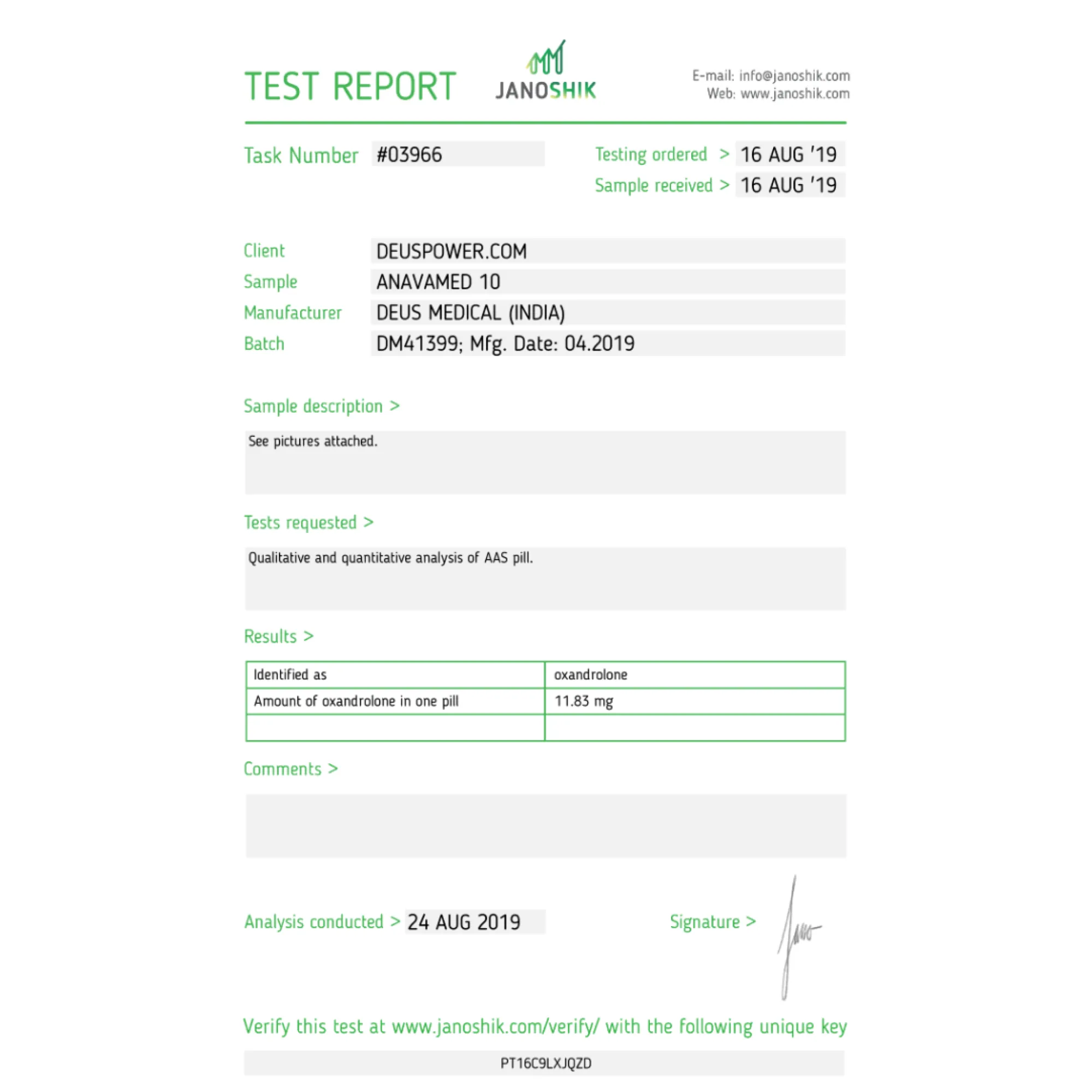 ANAVAMED 10 (Ossandrolone), Deus Medical, Acquista Steroidi Online - www.deuspower.shop