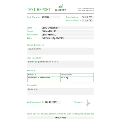 DIANAMED 100 (Methandienone)