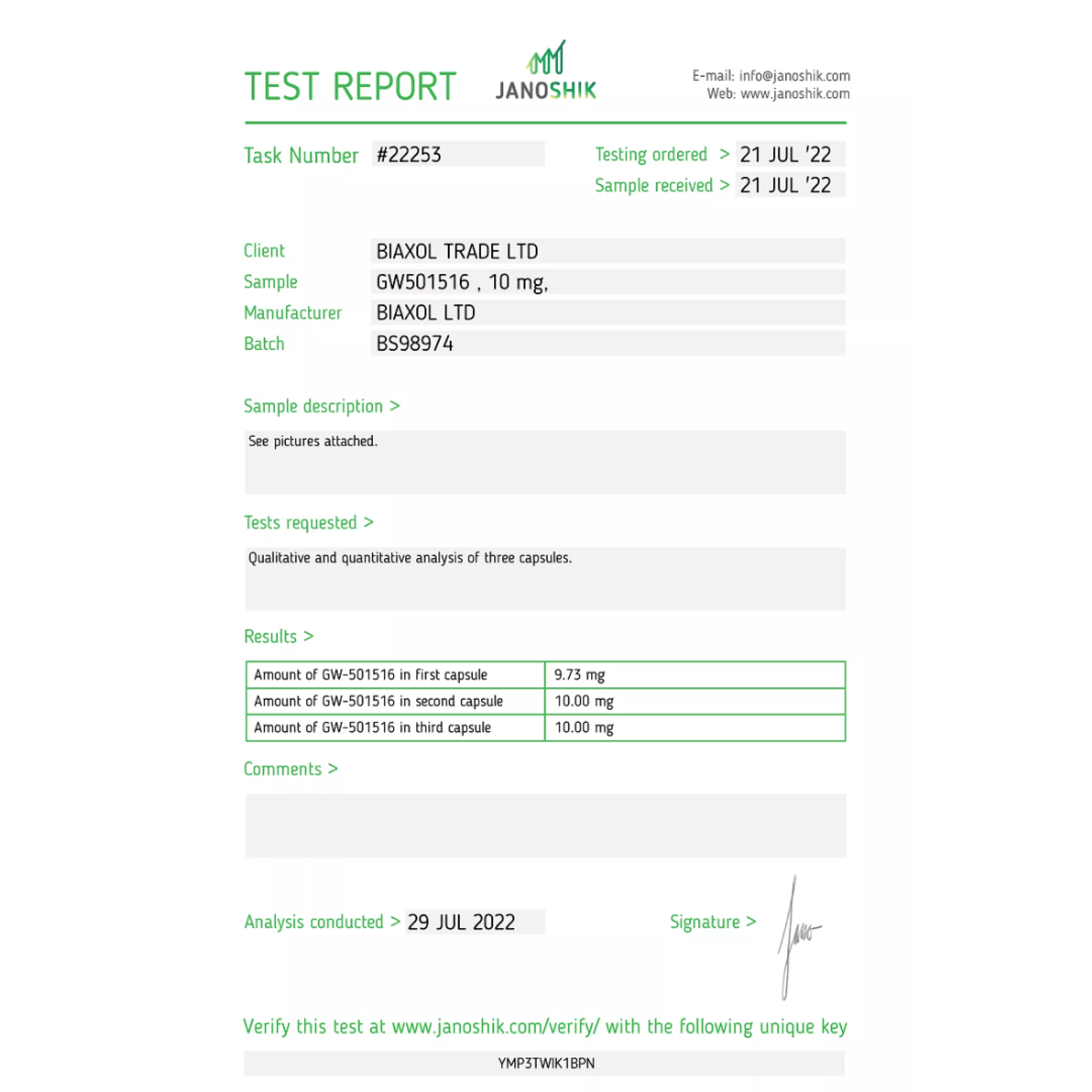 CARDARINE (GW501516), Biaxol, Acheter des Stéroïdes en Ligne - www.deuspower.shop