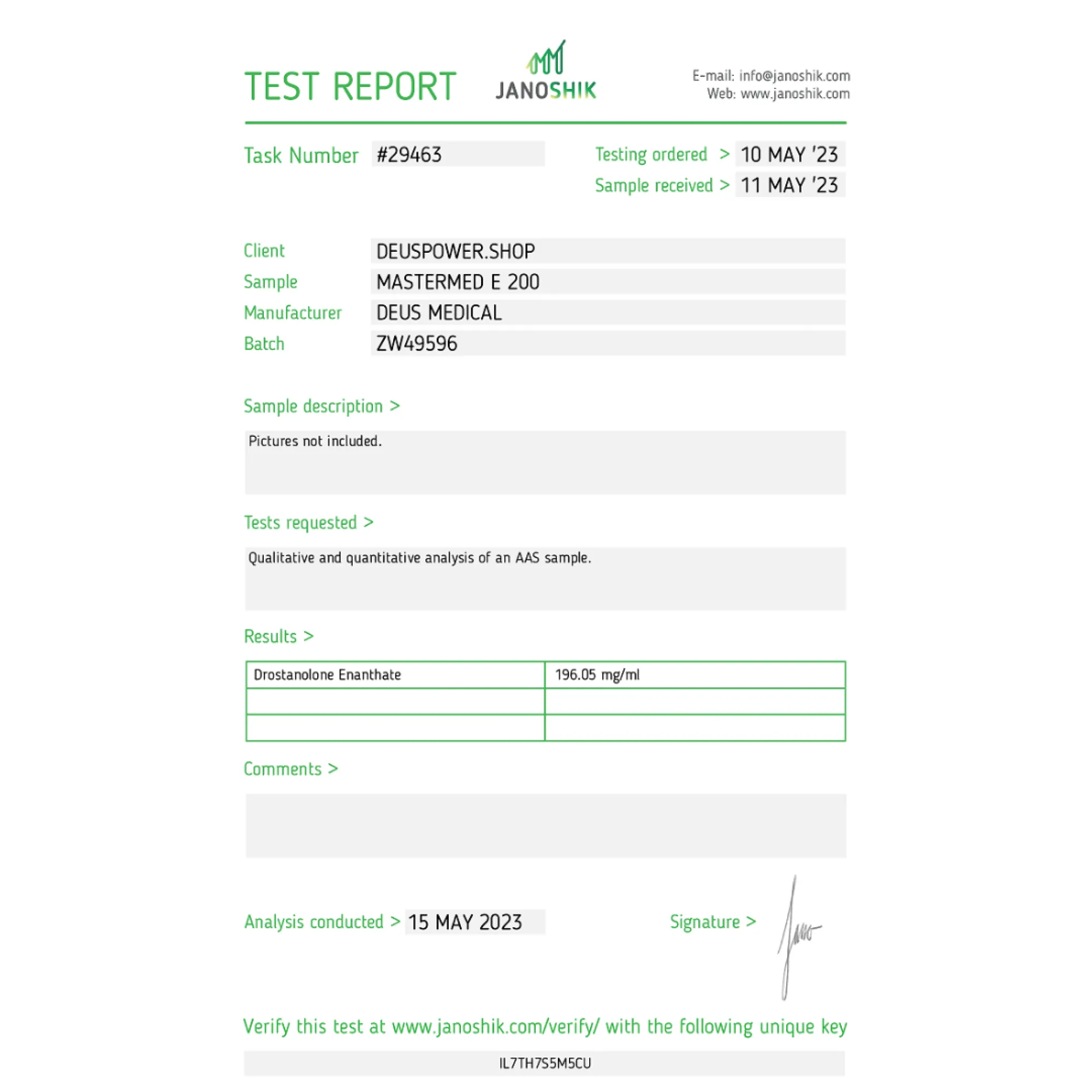 MASTERMED E 200 (Drostanolone Enanthate), Deus Medical, Buy Steroids Online - www.deuspower.shop