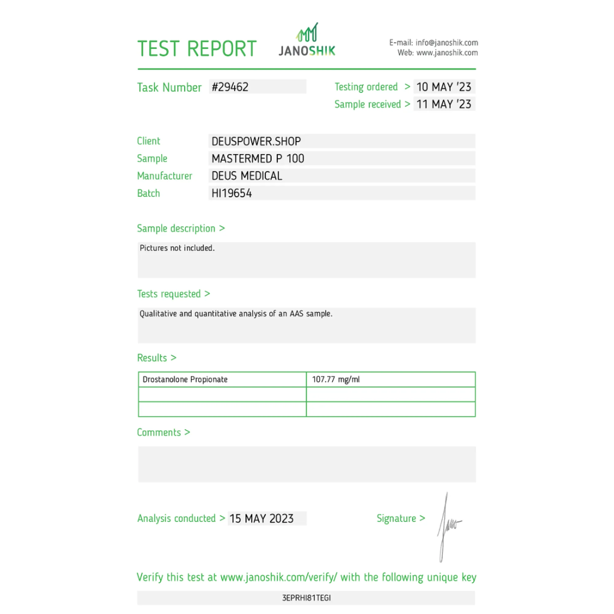 MASTERMED P 100 (Drostanolone Propionate), Deus Medical, Buy Steroids Online - www.deuspower.shop