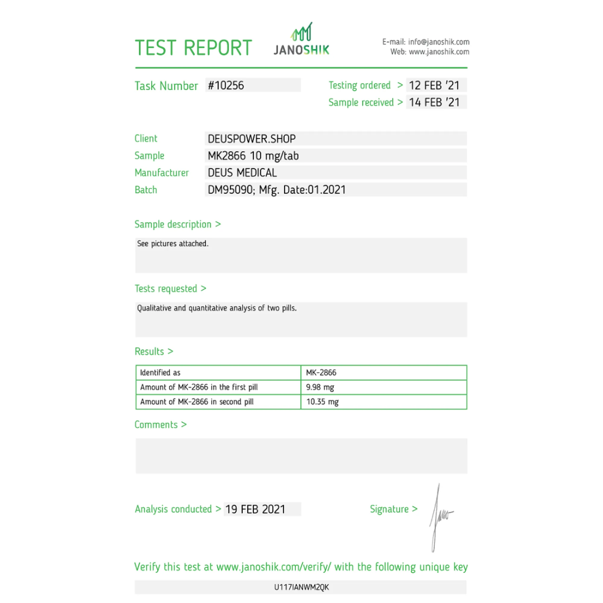 MK2866 10 (Ostarine), Deus Medical, Buy Steroids Online - www.deuspower.shop