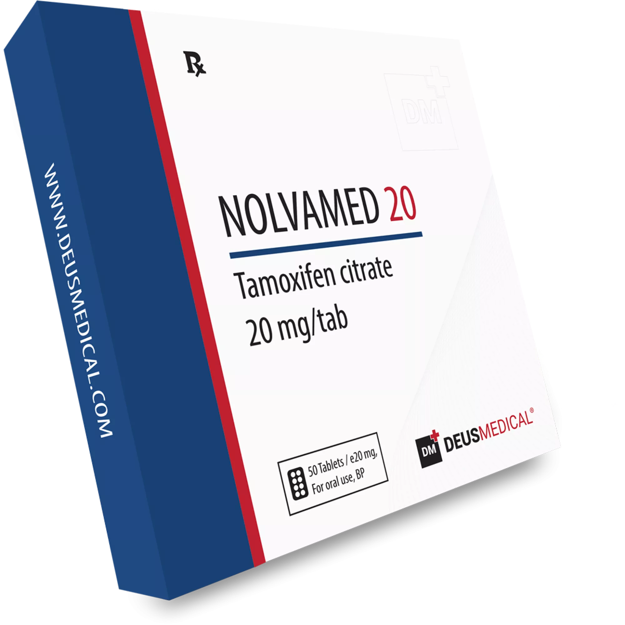 NOLVAMED 20 (Citrate de Tamoxifène), Deus Medical, Acheter des Stéroïdes en Ligne - www.deuspower.shop