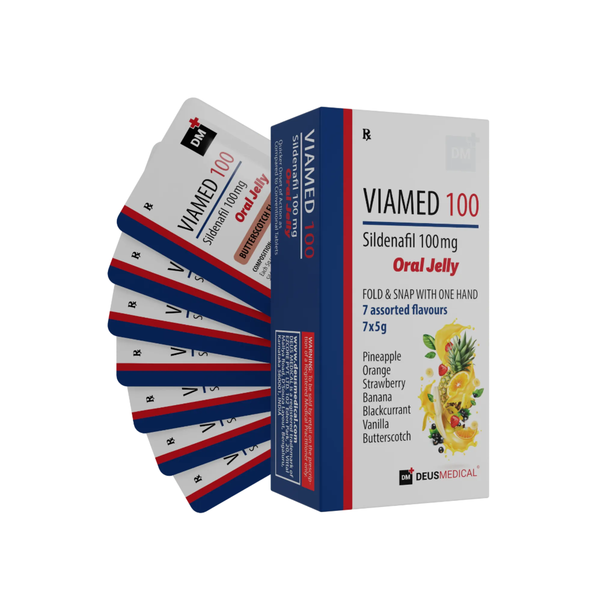 VIAMED 100 (Sildenafil Citrate) Oral Jelly - Viagra, Deus Medical, Buy Online - www.deuspower.to