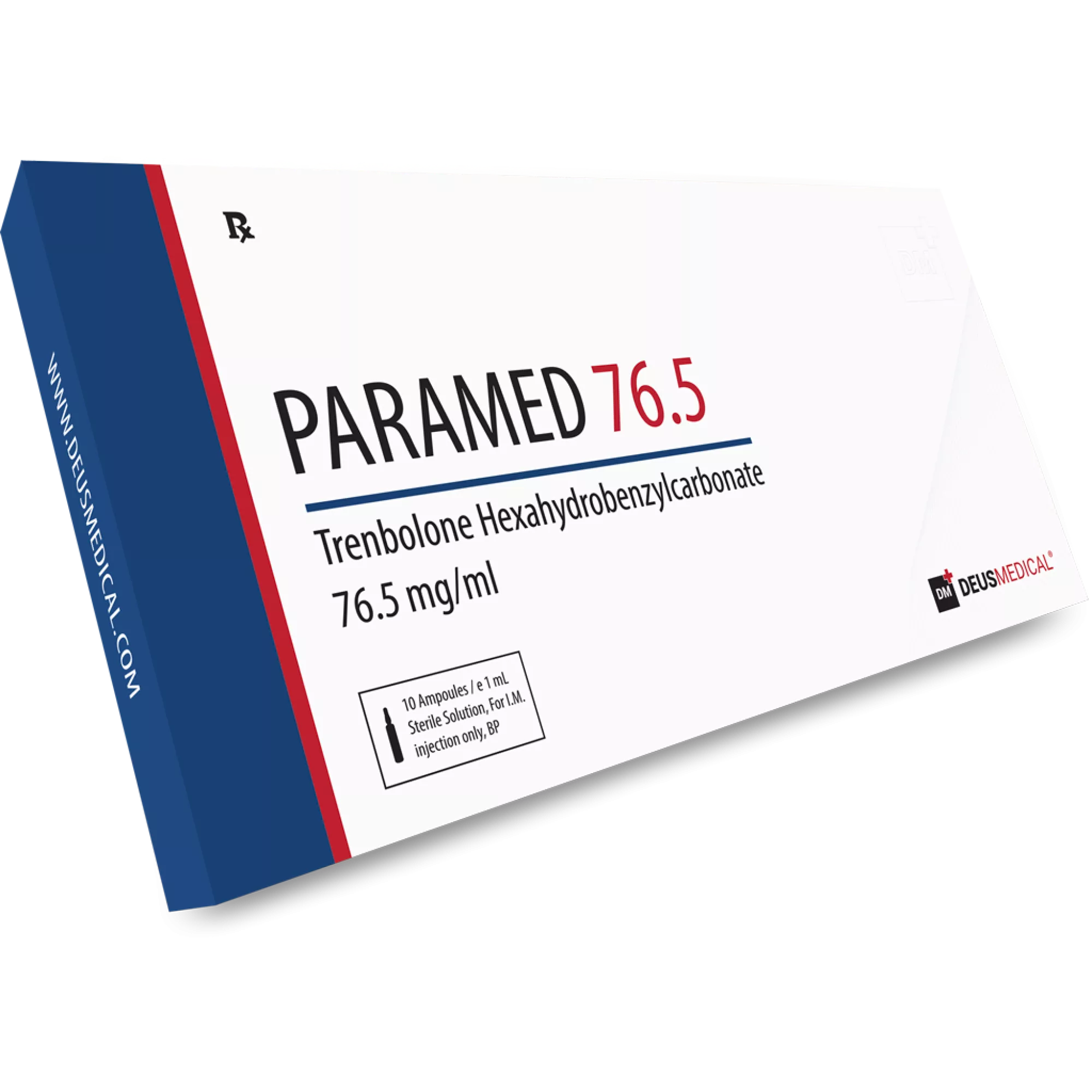 PARAMED 76.5 (Trenbolon Hexahydrobenzylcarbonat), Deus Medical, Kaufen Sie Steroide Online - www.deuspower.shop