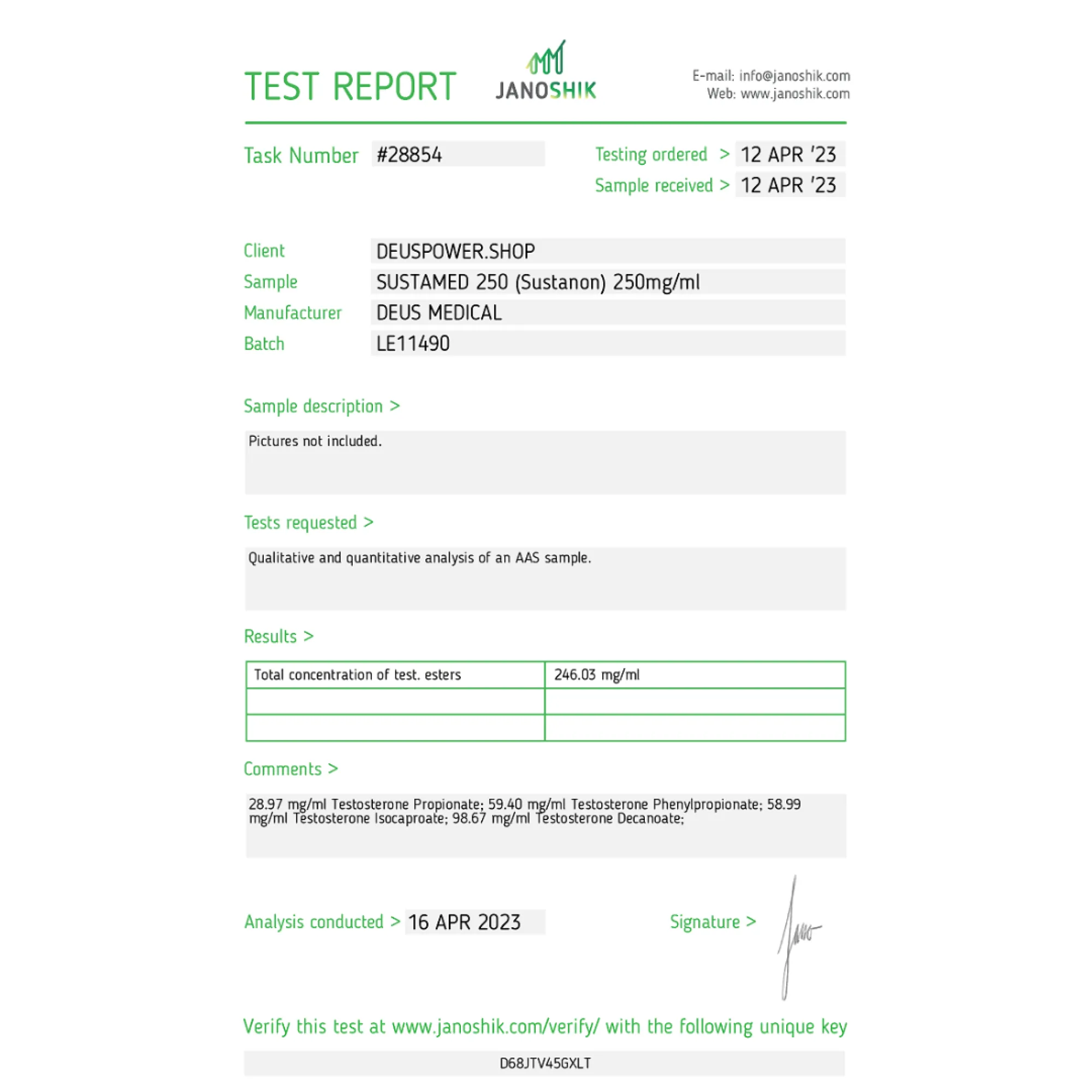 SUSTAMED 250 (Sustanon), Deus Medical, Acheter des Stéroïdes en Ligne - www.deuspower.shop