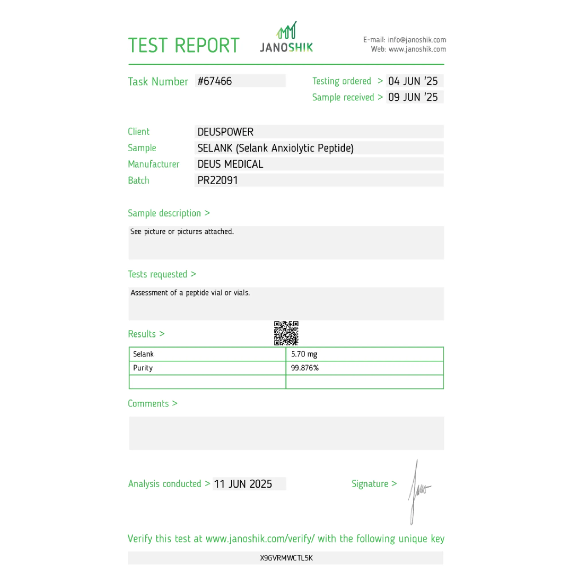 SELANK (Selank Anxiolytic Peptide), Deus Medical, Köp steroider online - www.deuspower.shop