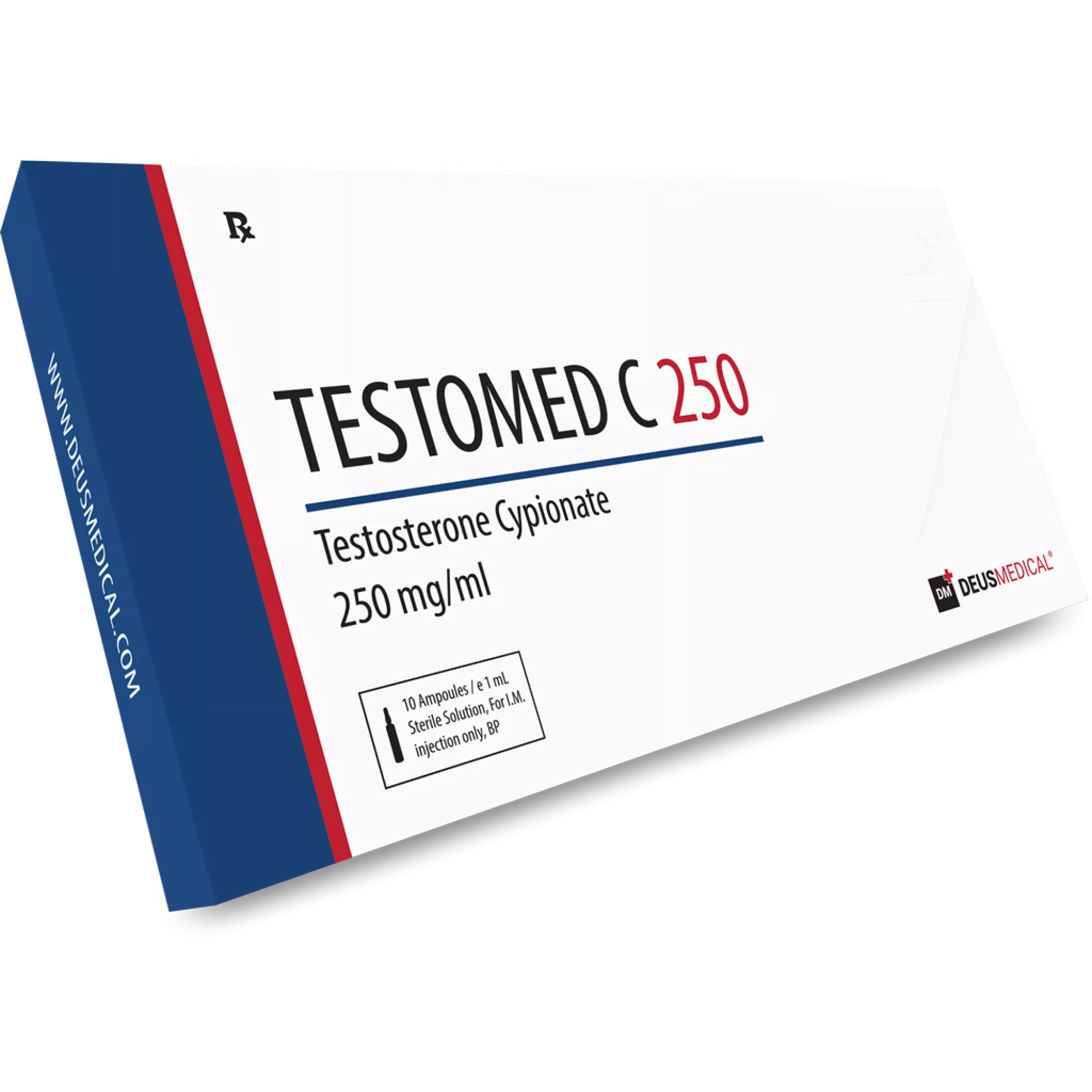 TESTOMED C 250 (Cipionato di Testosterone), Deus Medical, Acquista Steroidi Online - www.deuspower.shop