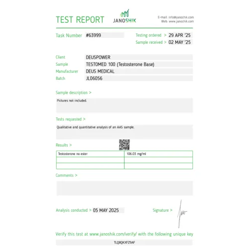 TESTOMED 100 (Baza testosteronu)