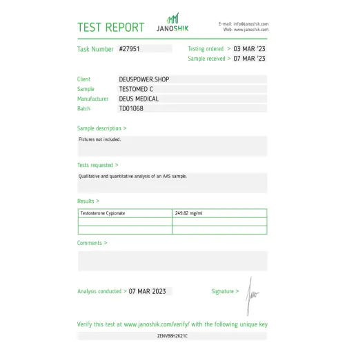 TESTOMED C 250 (Testosteron Cypionat)