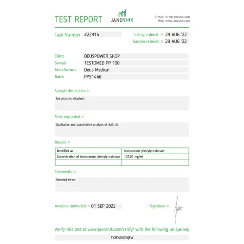 TESTOMED PP 100 (Testosteron Phenylpropionate)