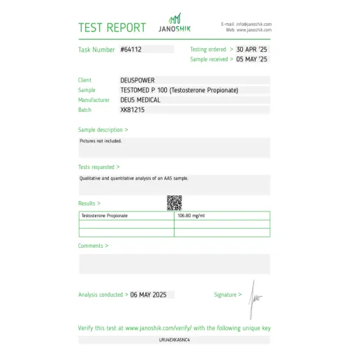 TESTOMED P 100 (propionian testosteronu)