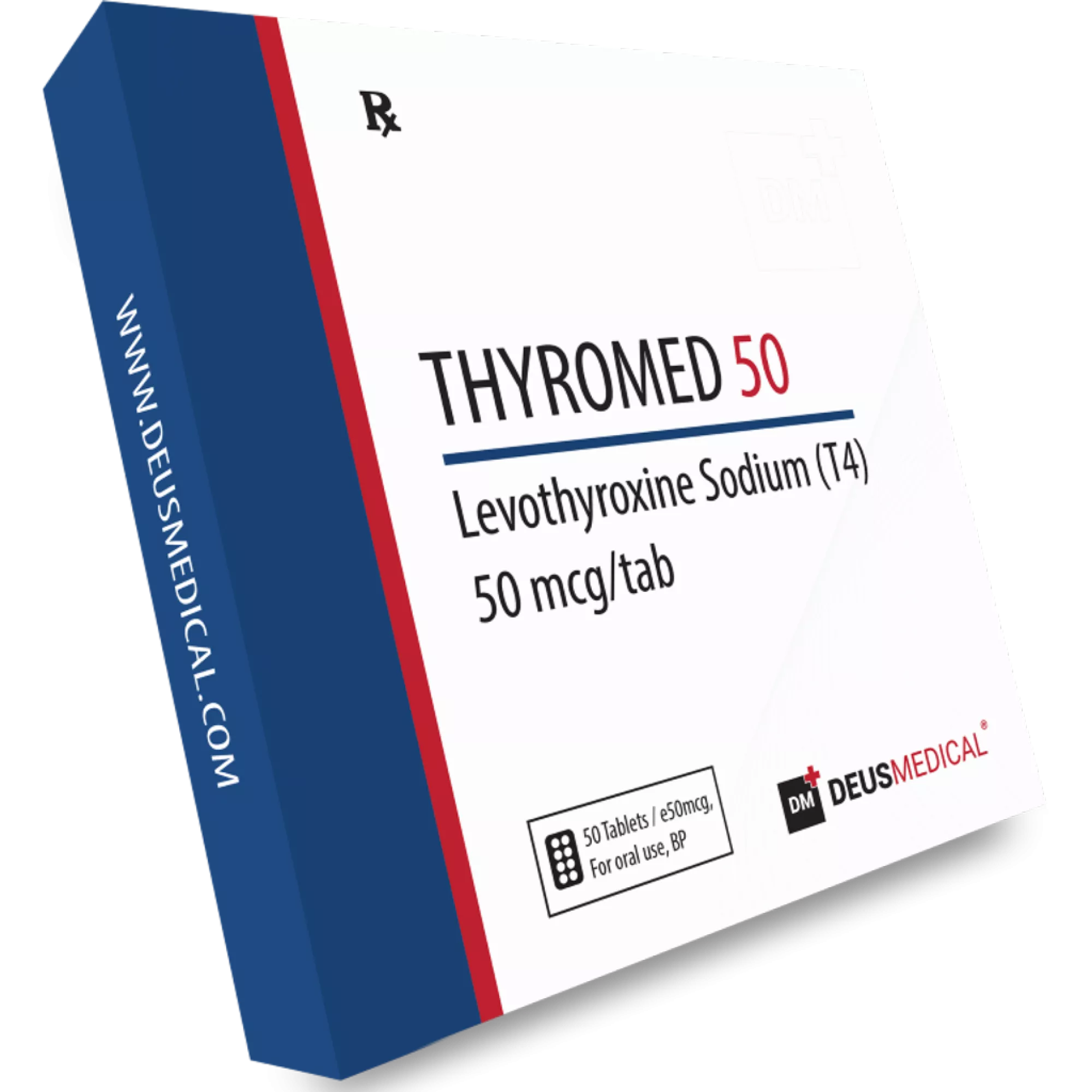 THYROMED 50 (levotiroxina sódica (T4)), Deus Medical, compre esteroides en línea - www.deuspower.shop