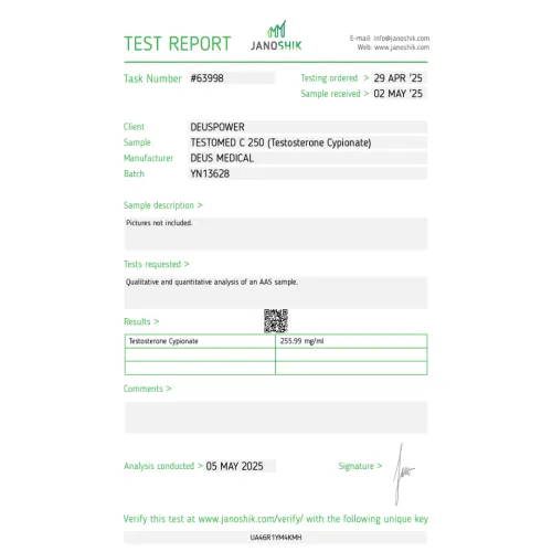 TESTOMED C 250 (Testosterone Cypionate)