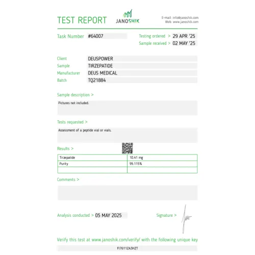 TIRZEPATIDE (agoniste des récepteurs GIP et GLP-1)