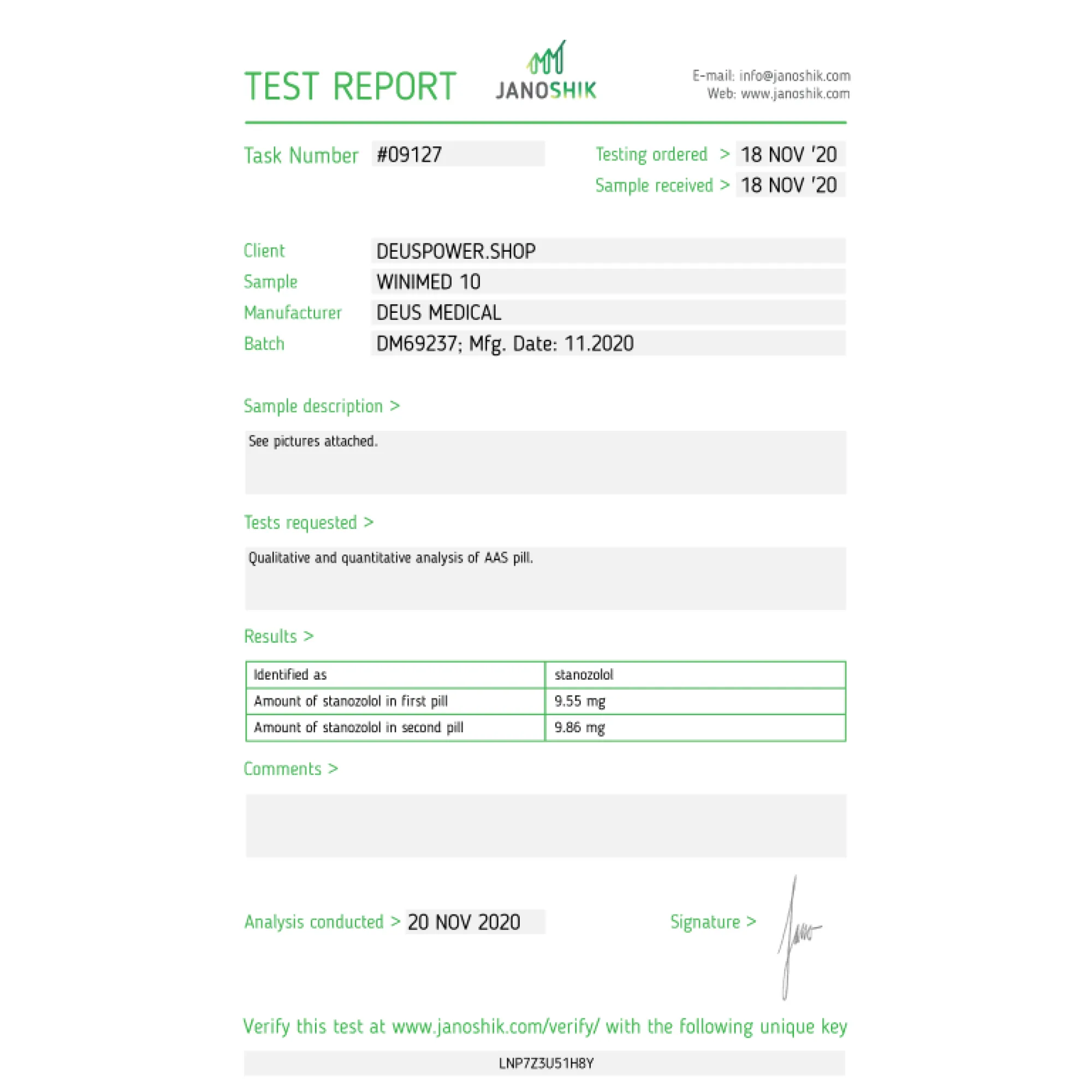 WINIMED 10 (Stanozolol), Deus Medical, Köp steroider online - www.deuspower.shop