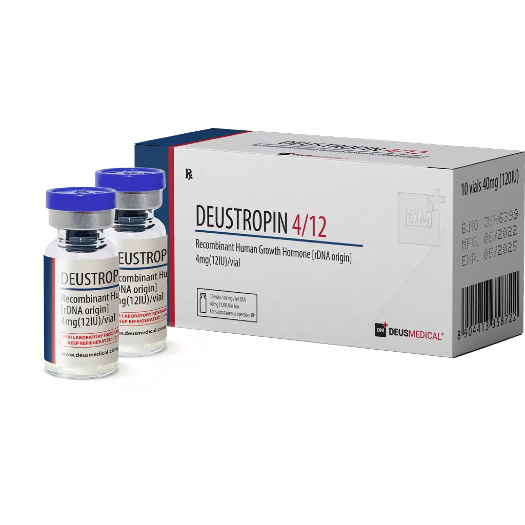 DEUSTROPIN 4/12 (ormone umano della crescita ricombinante [origine rDNA]), Deus Medical, Acquista Steroidi Online - www.deuspower.shop