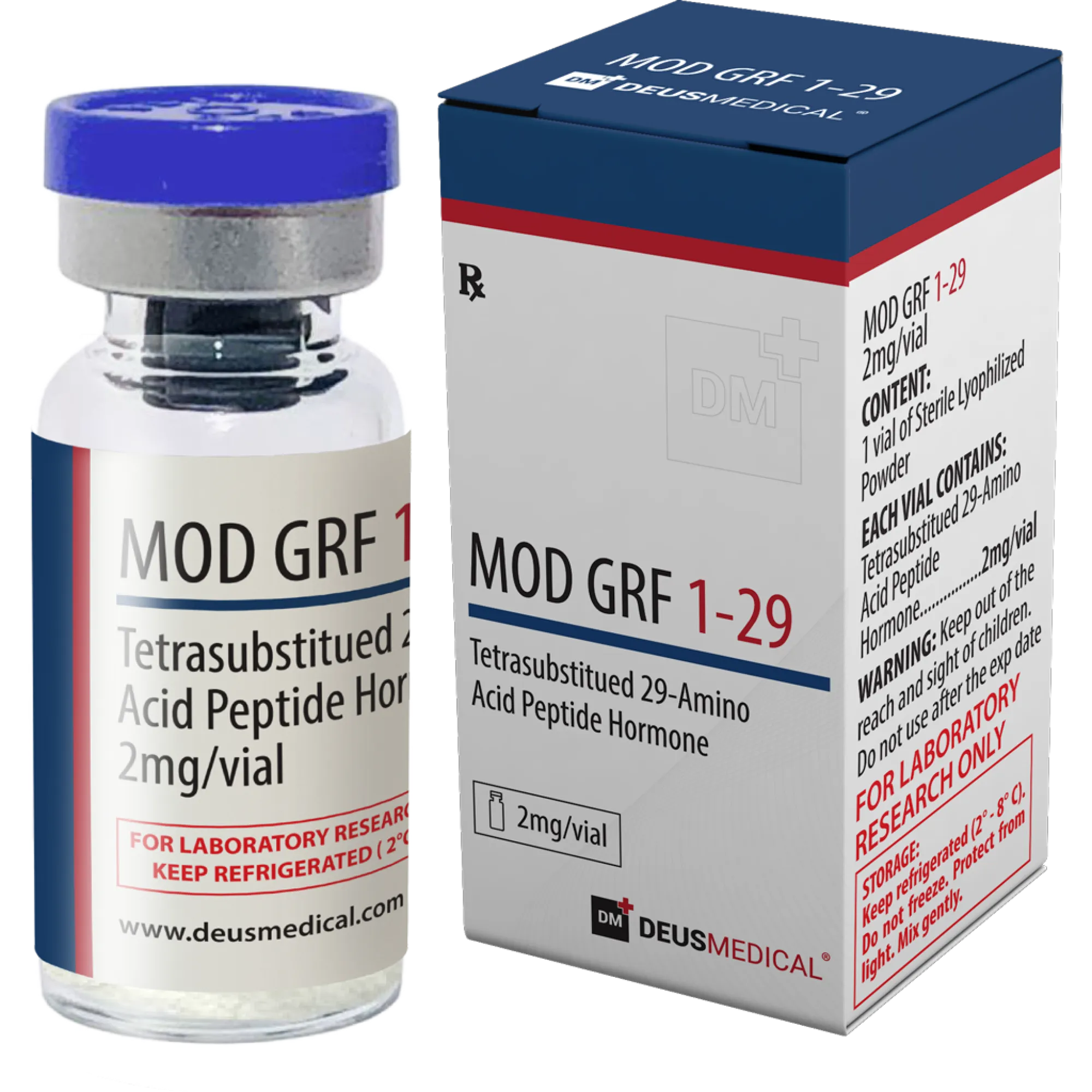 MOD GRF 1-29 (Hormone Peptidique à 29 Acides Aminés Tétrasubstituée), Deus Medical, Acheter des stéroïdes en ligne - www.deuspower.shop