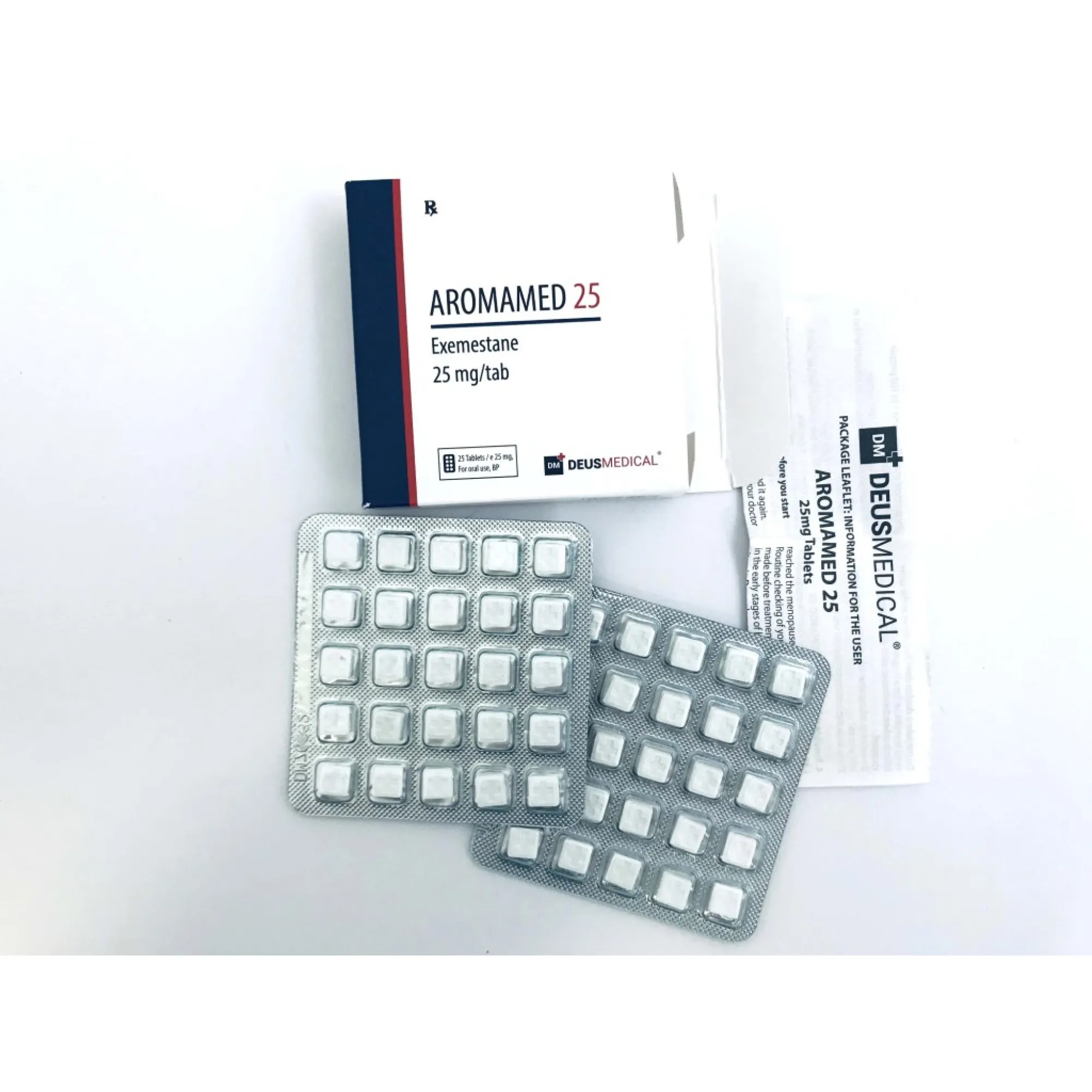 AROMAMED 25 (Exemestane), Deus Medical, Koupit steroidy online – www.deuspower.shop