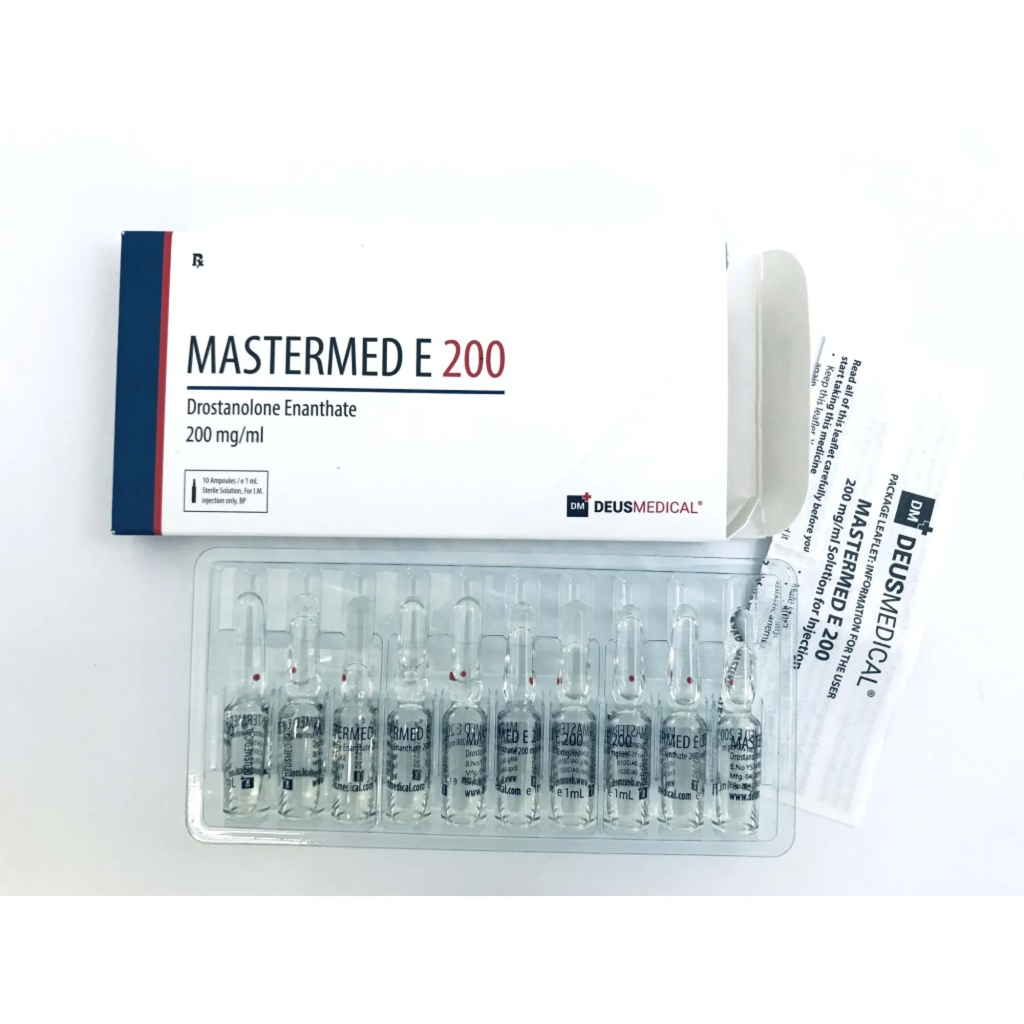 MASTERMED E 200 (Drostanolone Enanthate), Deus Medical, Buy Steroids Online - www.deuspower.shop