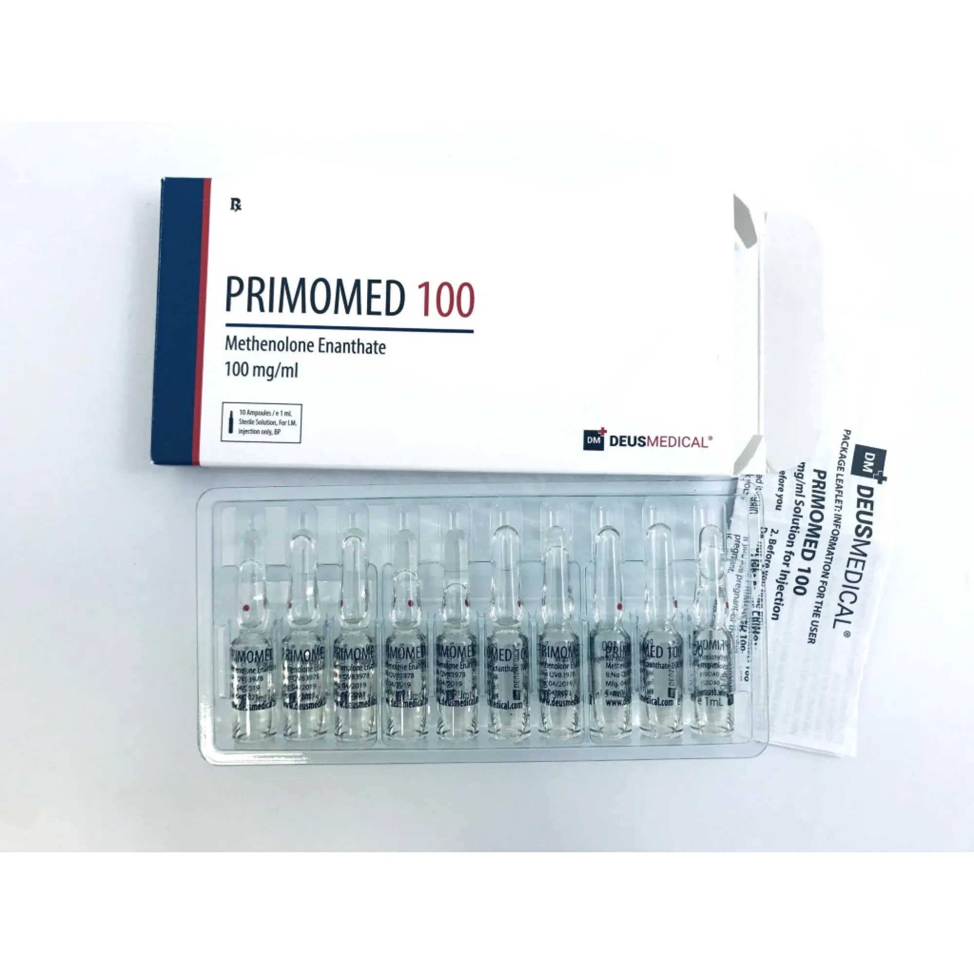 PRIMOMED 100 (Methenolone Enanthate), Deus Medical, köp steroider online - www.deuspower.shop
