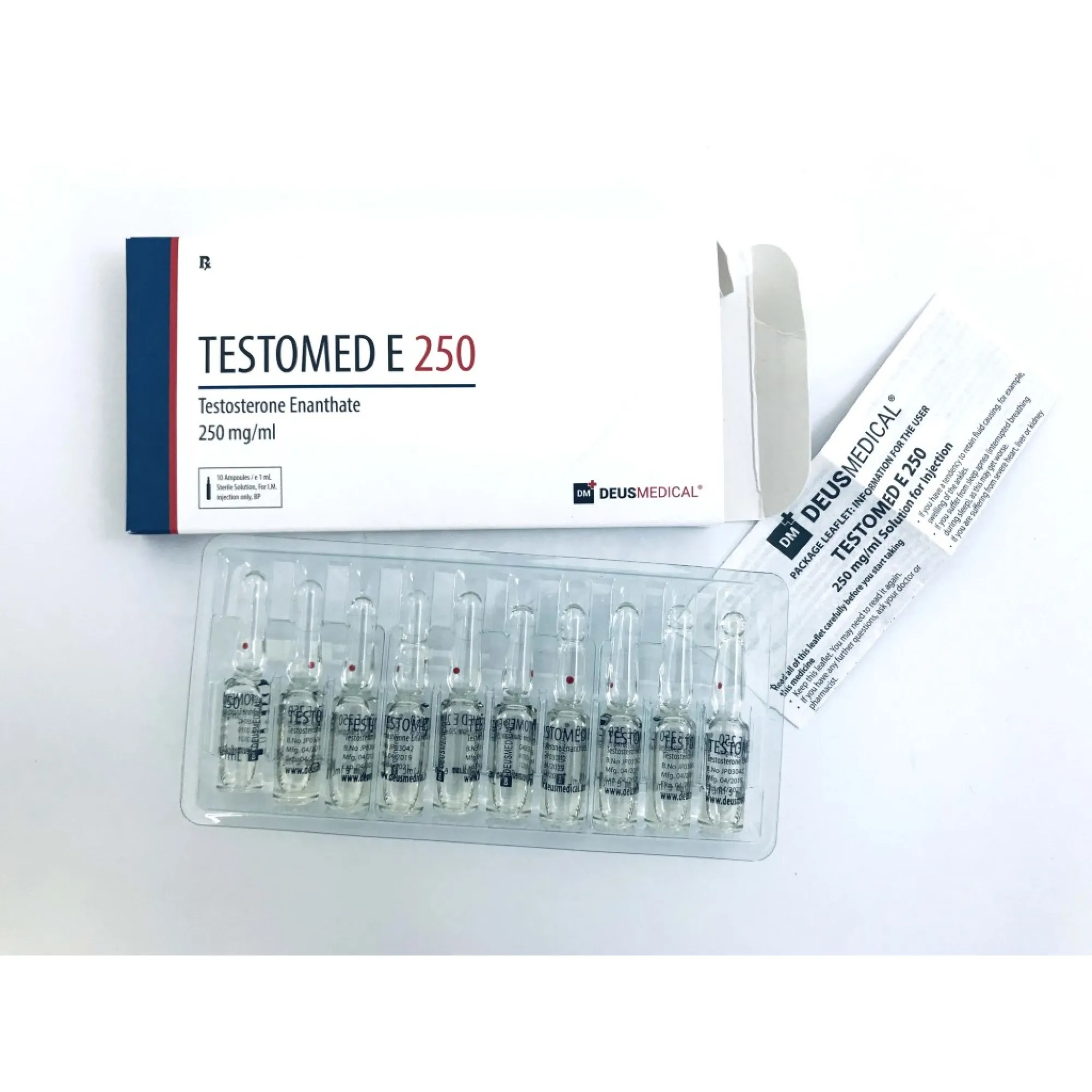 TESTOMED E 250 (Testosterone Enanthate), Deus Medical, Buy Steroids Online - www.deuspower.shop