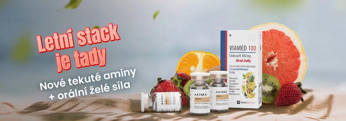 Summer Stack – Tekuté aminokyseliny & Oral Jelly Power