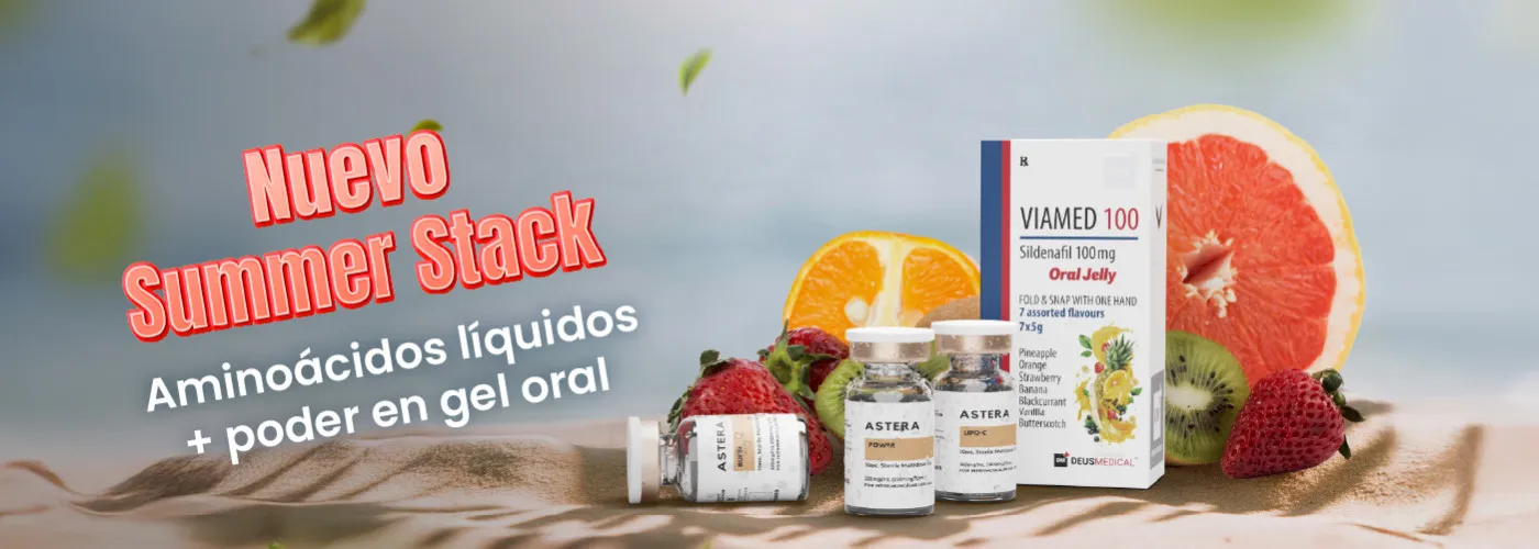 Stack de verano con aminoácidos líquidos, Oral Jelly