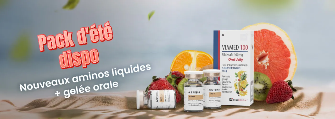 Stack d’été avec acides aminés liquides, Oral Jelly