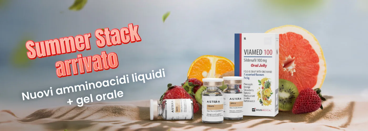 Stack estivo con amminoacidi liquidi, Oral Jelly