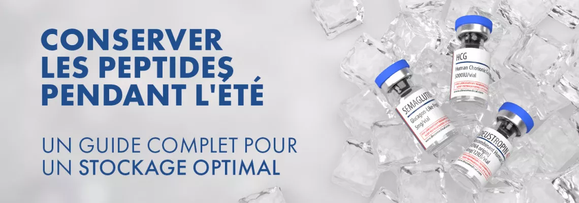 Préserver les peptides pendant l'été : un guide complet pour un stockage optimal